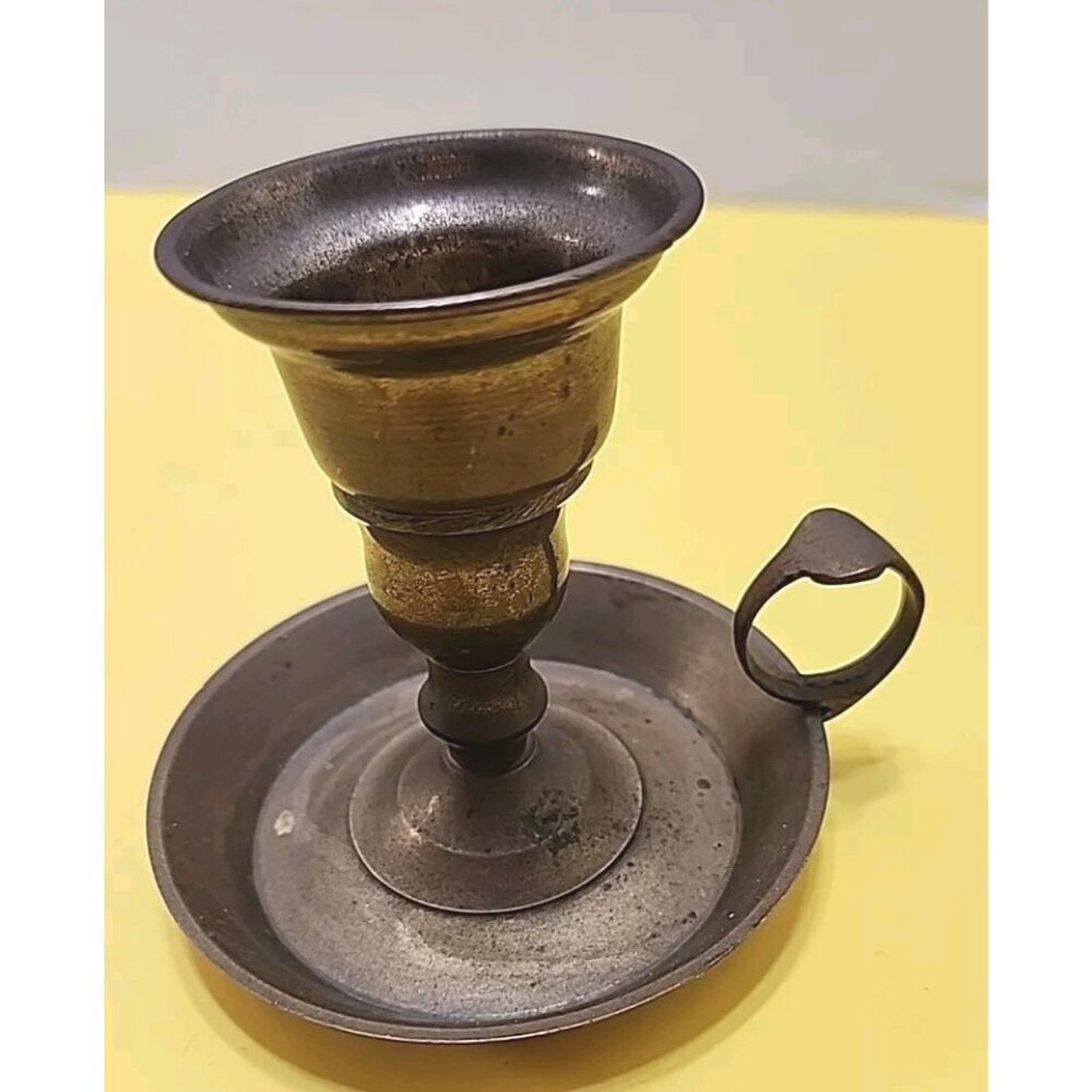 Vintage Solid Brass Stick Candle Holder W.M Rogers And Son
